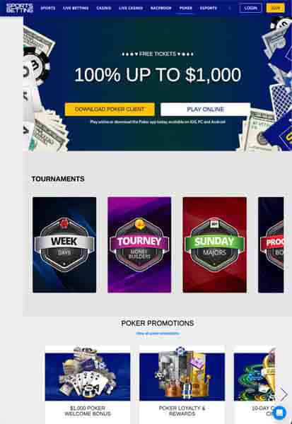 SportsbettingAG screenshot