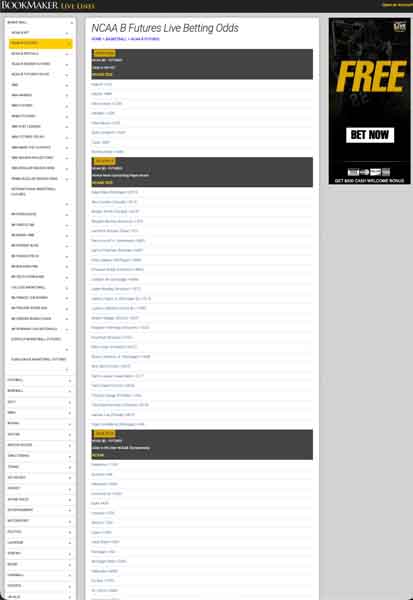 Bookmaker screenshot